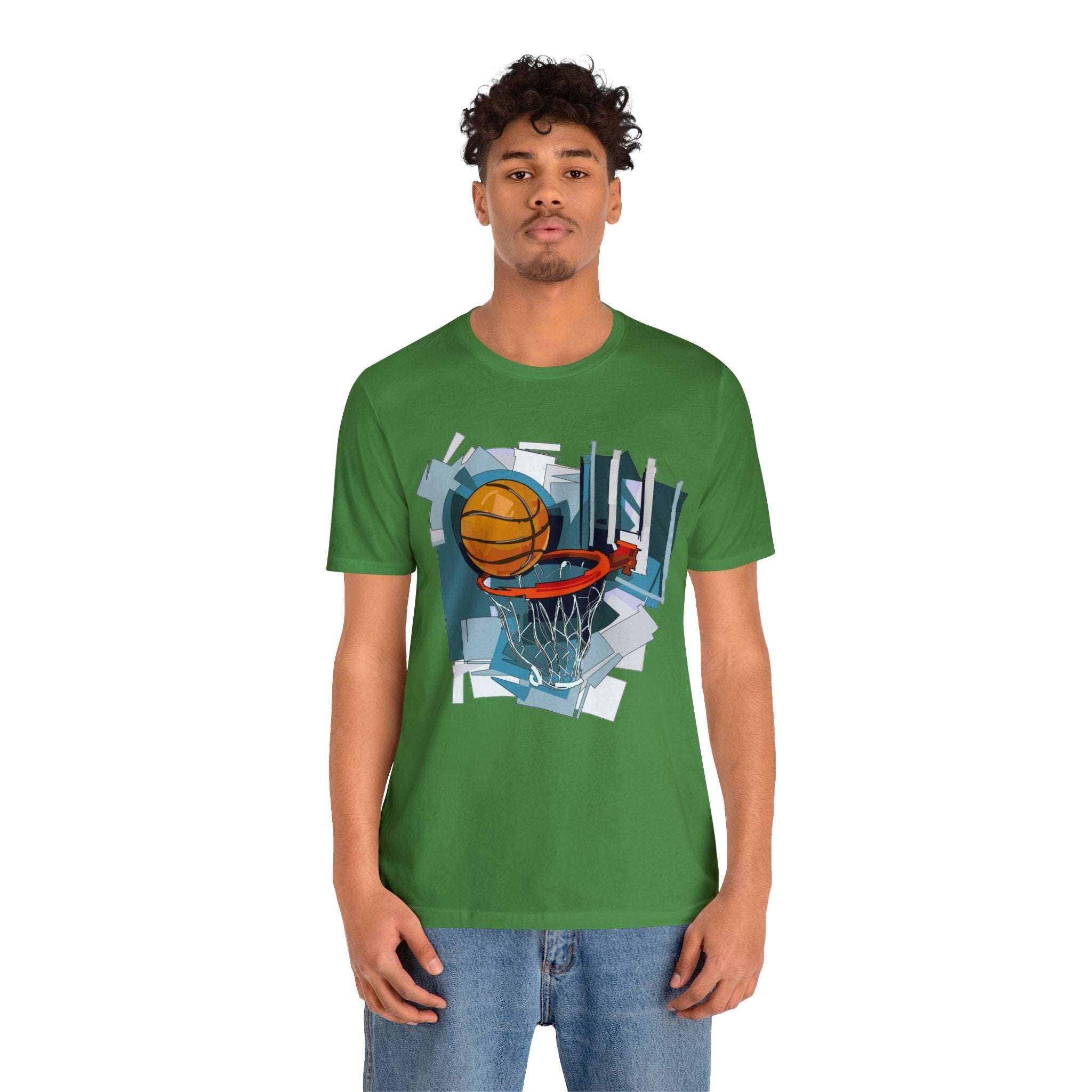 Basketball & Hoop Short Sleeve Tee
