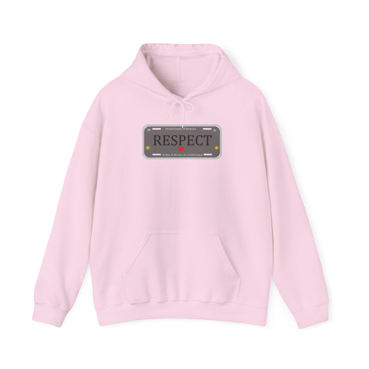 RESPECT Gray Unisex Heavy Blend™ Hooded Sweatshirt