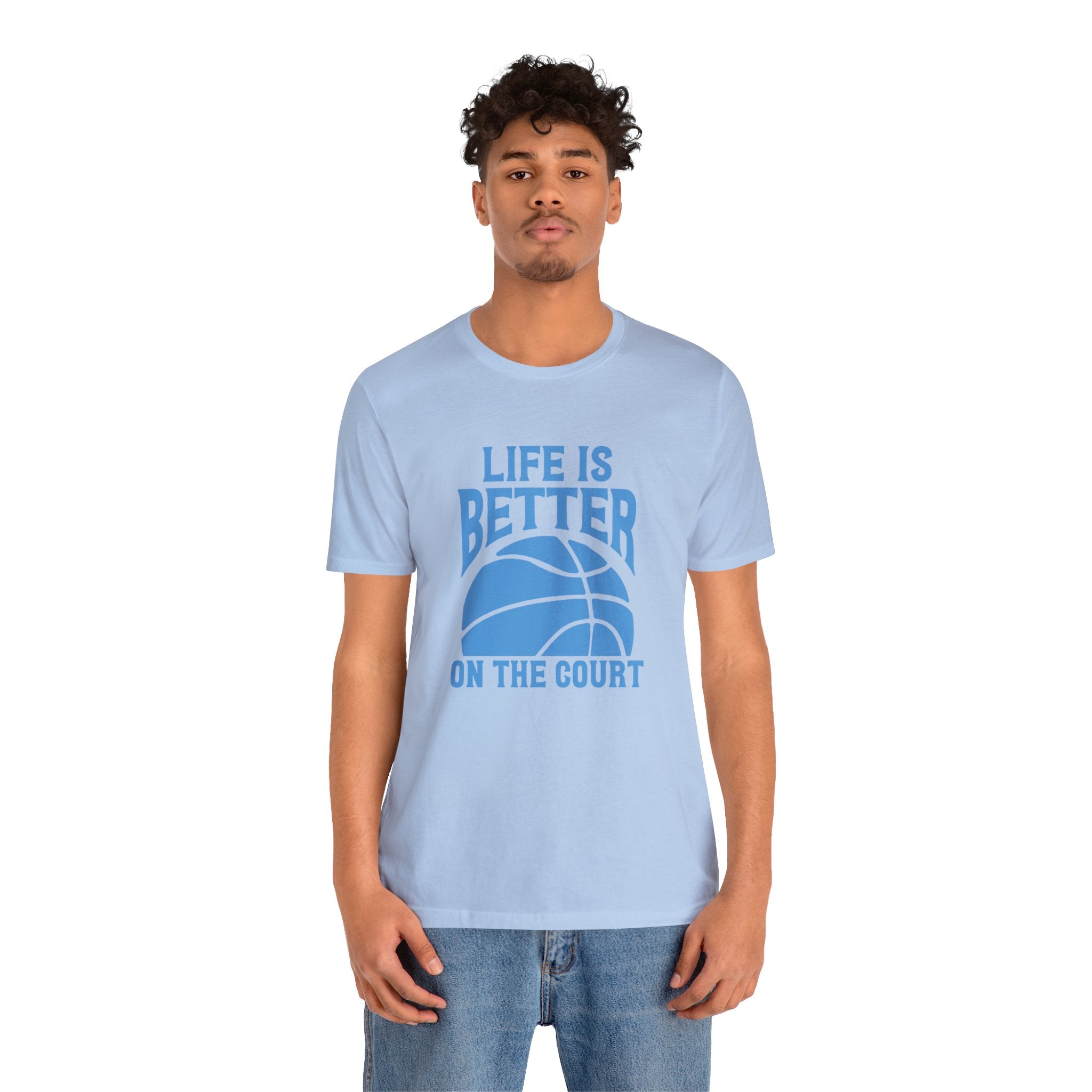 Life is better on the court Short Sleeve Tee