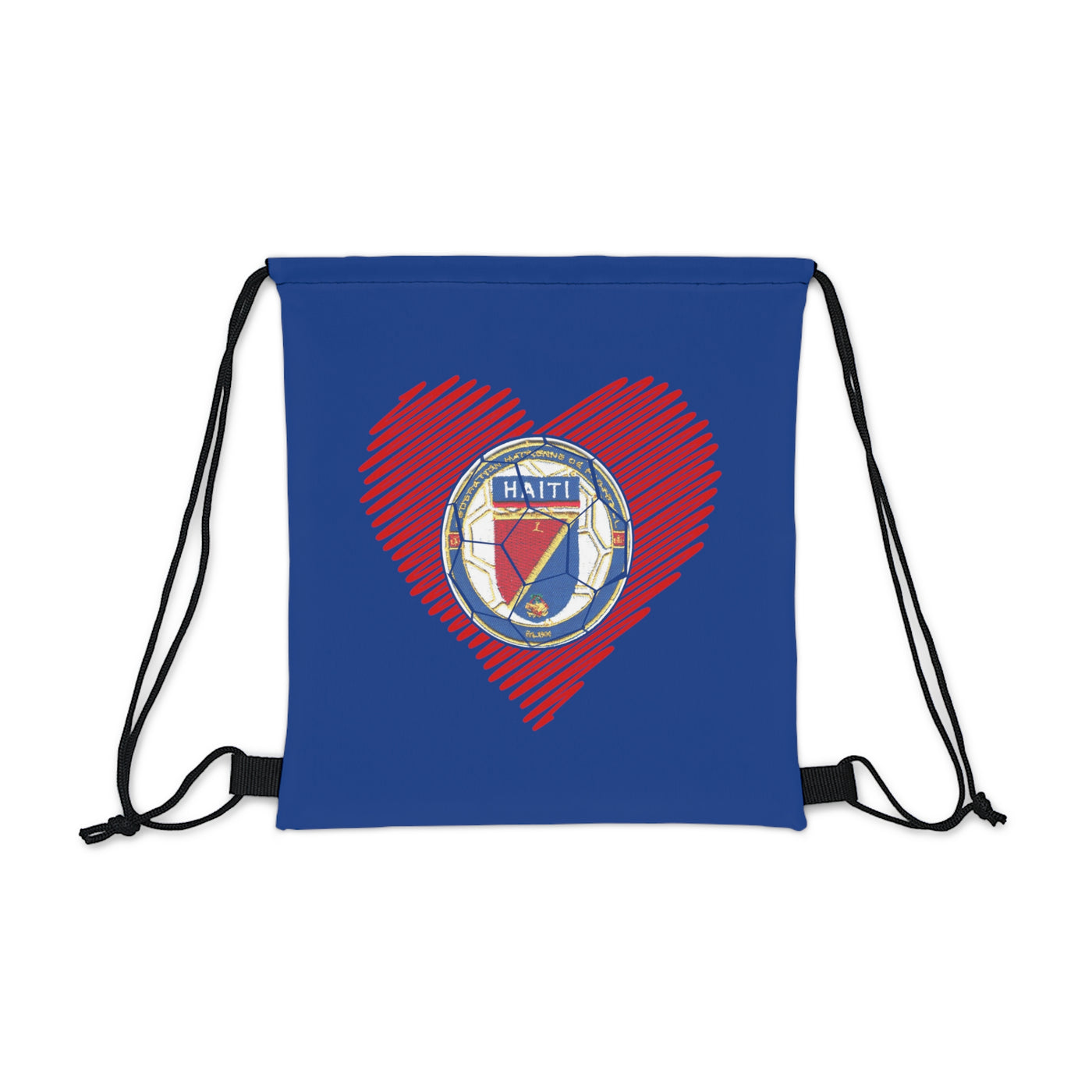 Haiti Futbol Outdoor Drawstring Bag