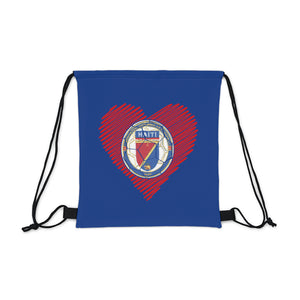 Haiti Futbol Outdoor Drawstring Bag