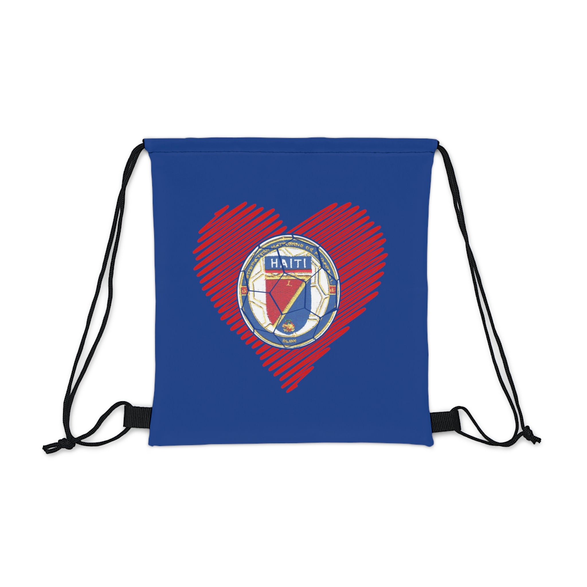 Haiti Futbol Outdoor Drawstring Bag