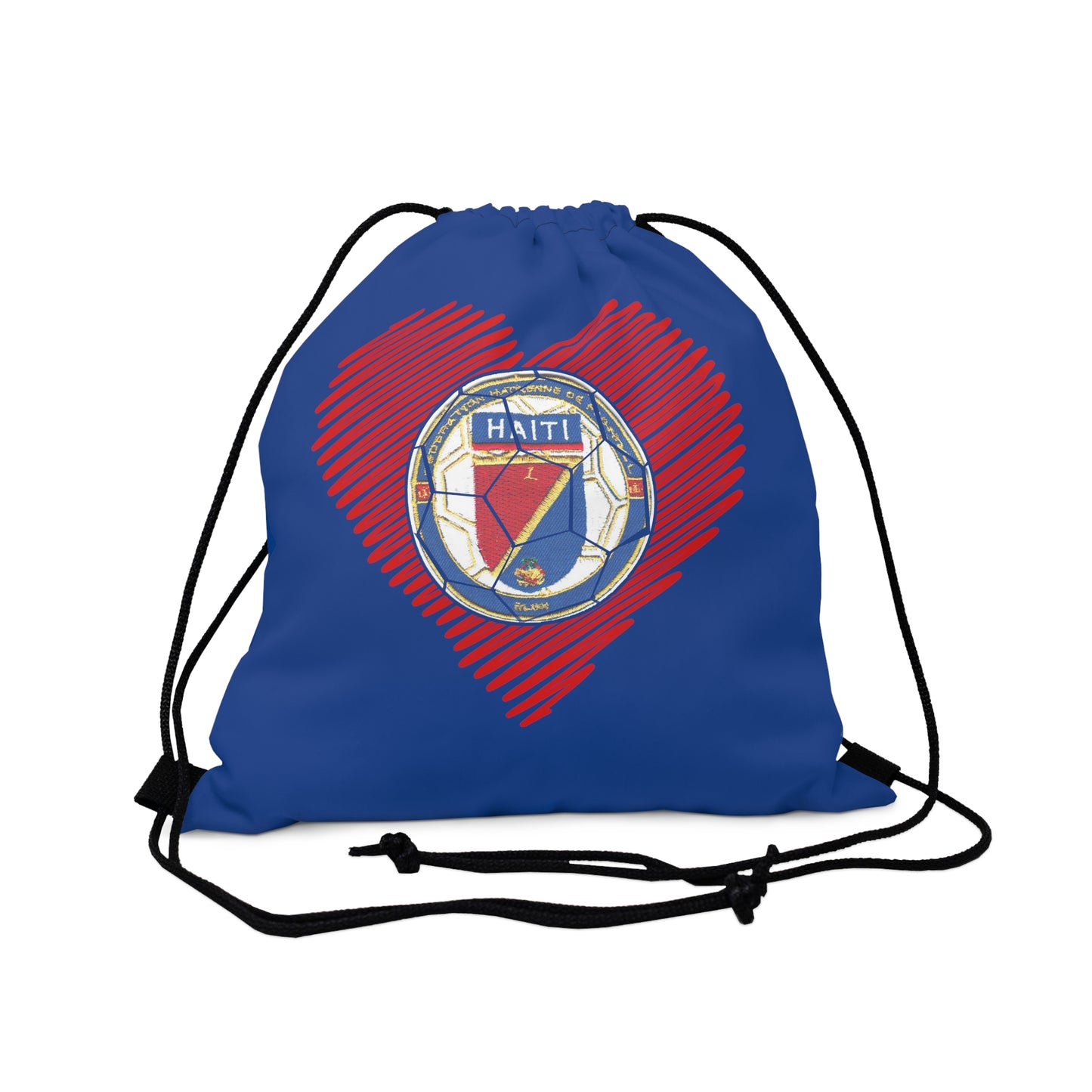 Haiti Futbol Outdoor Drawstring Bag