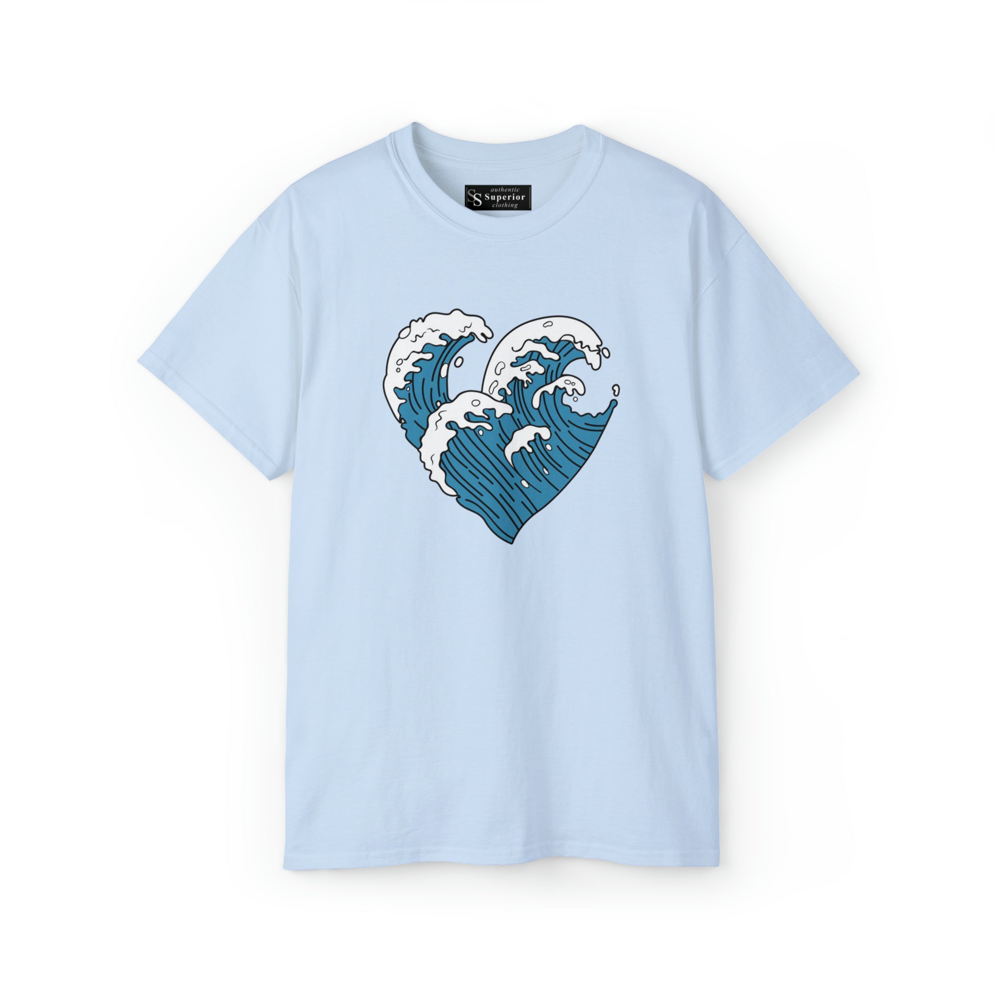 Heart Waves Unisex Ultra Cotton Tee