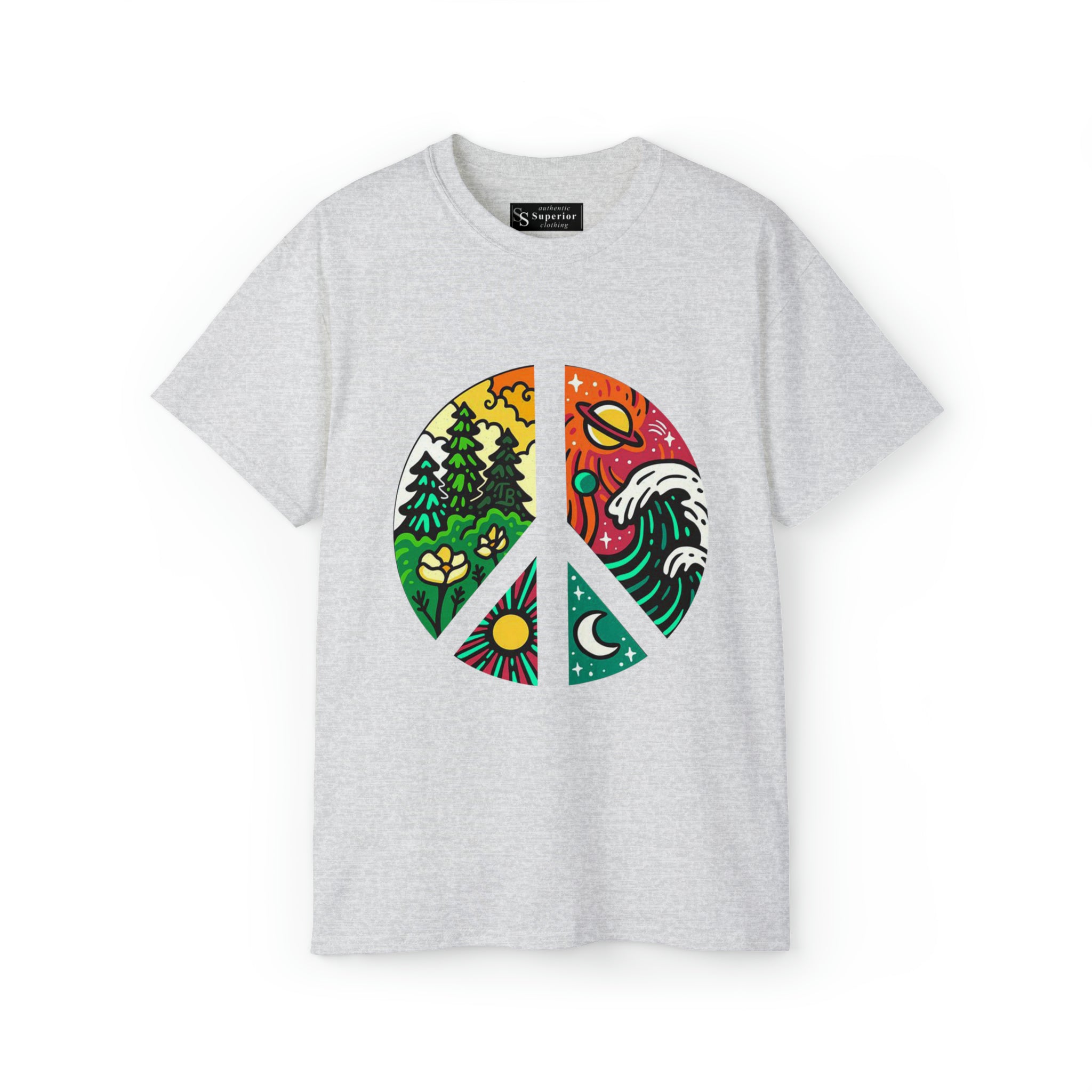 PEACE Unisex Ultra Cotton Tee