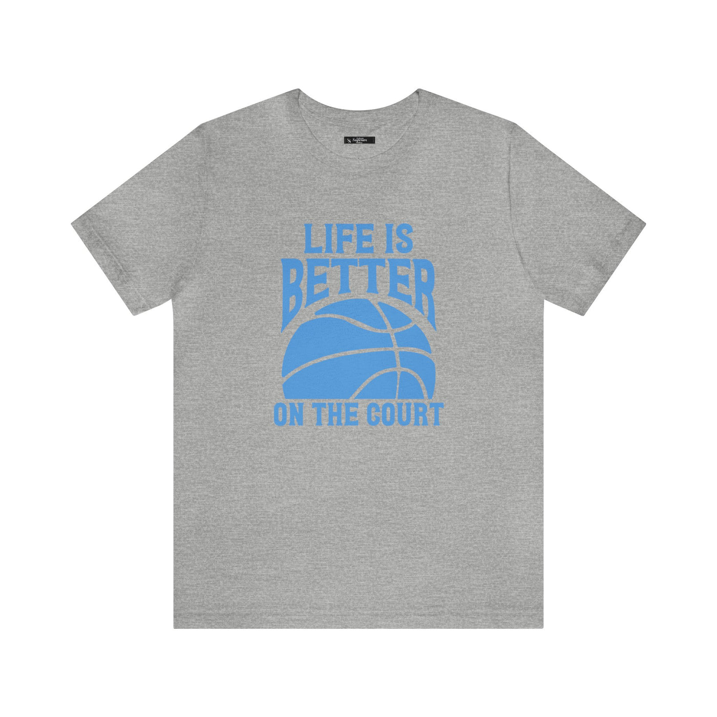 Life is better on the court Short Sleeve Tee