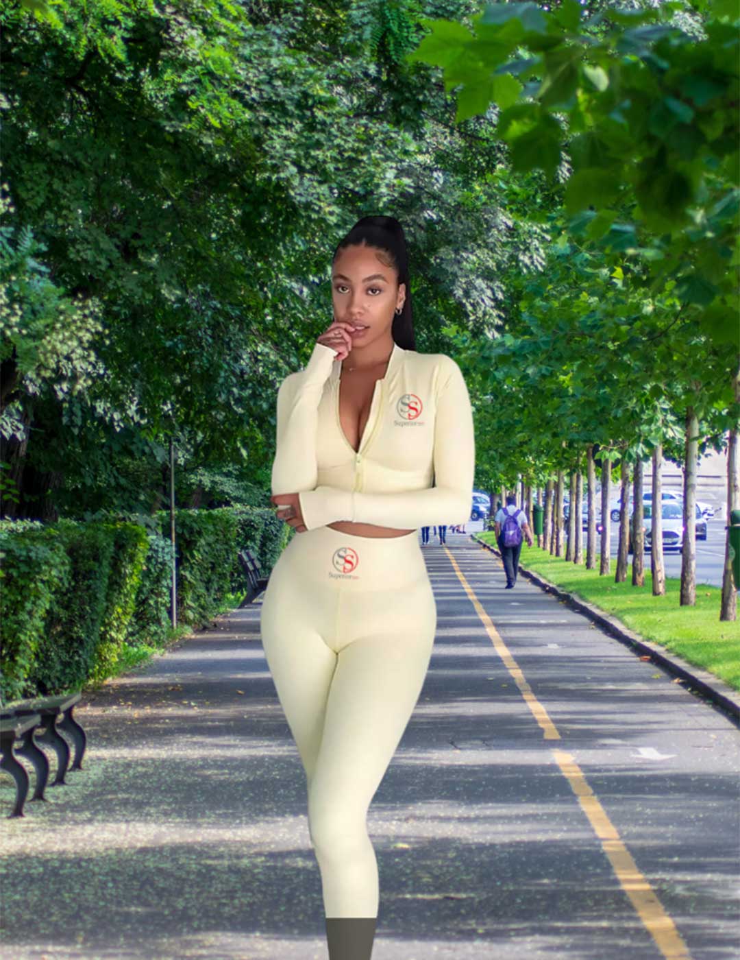 Ladies sets Cream