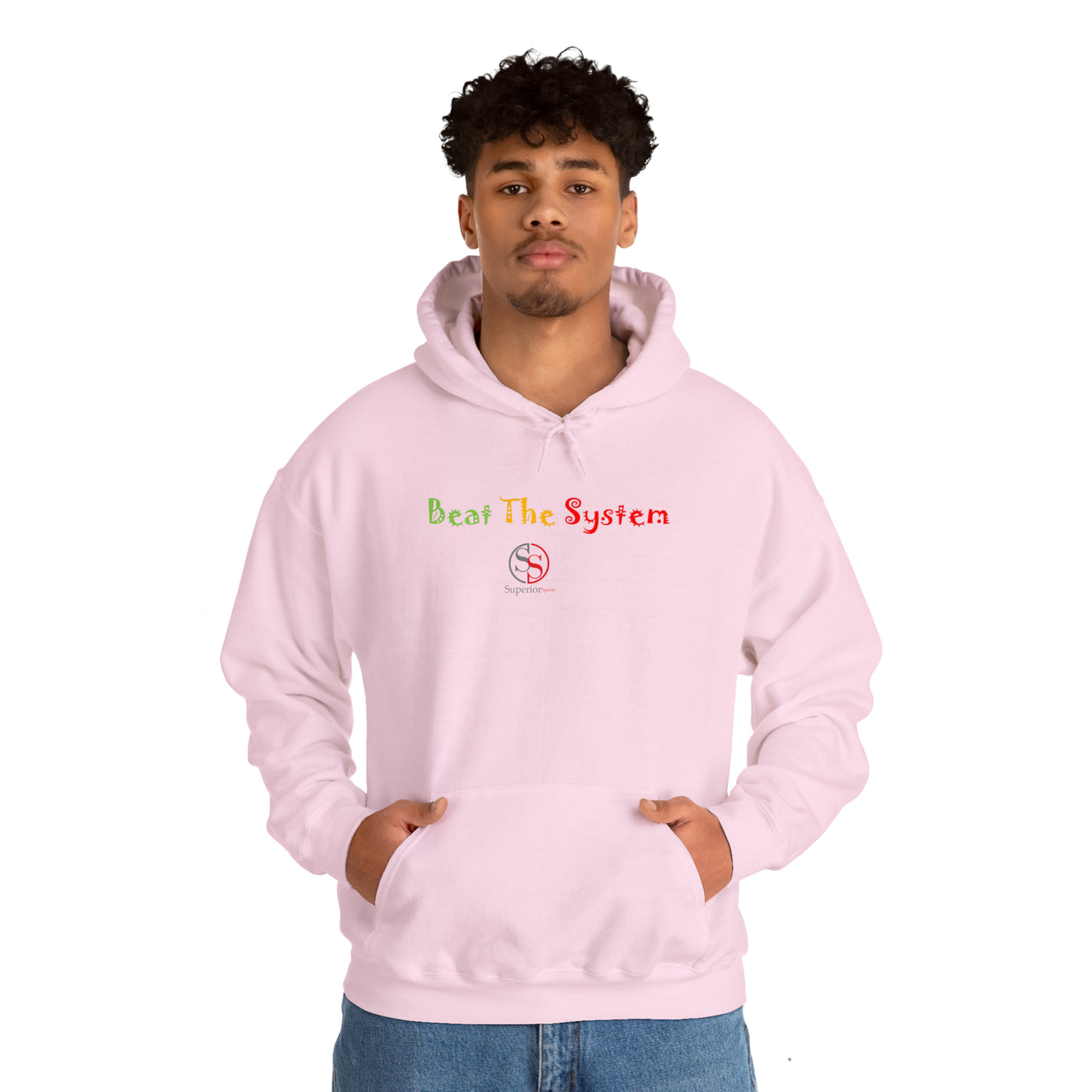 SS Beat The System Unisex Heavy Blend™ Hooded Sweatshirt