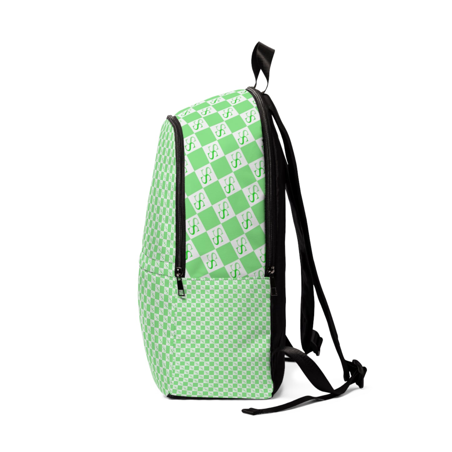 Lime Green Unisex Fabric Backpack