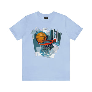 Basketball & Hoop Short Sleeve Tee