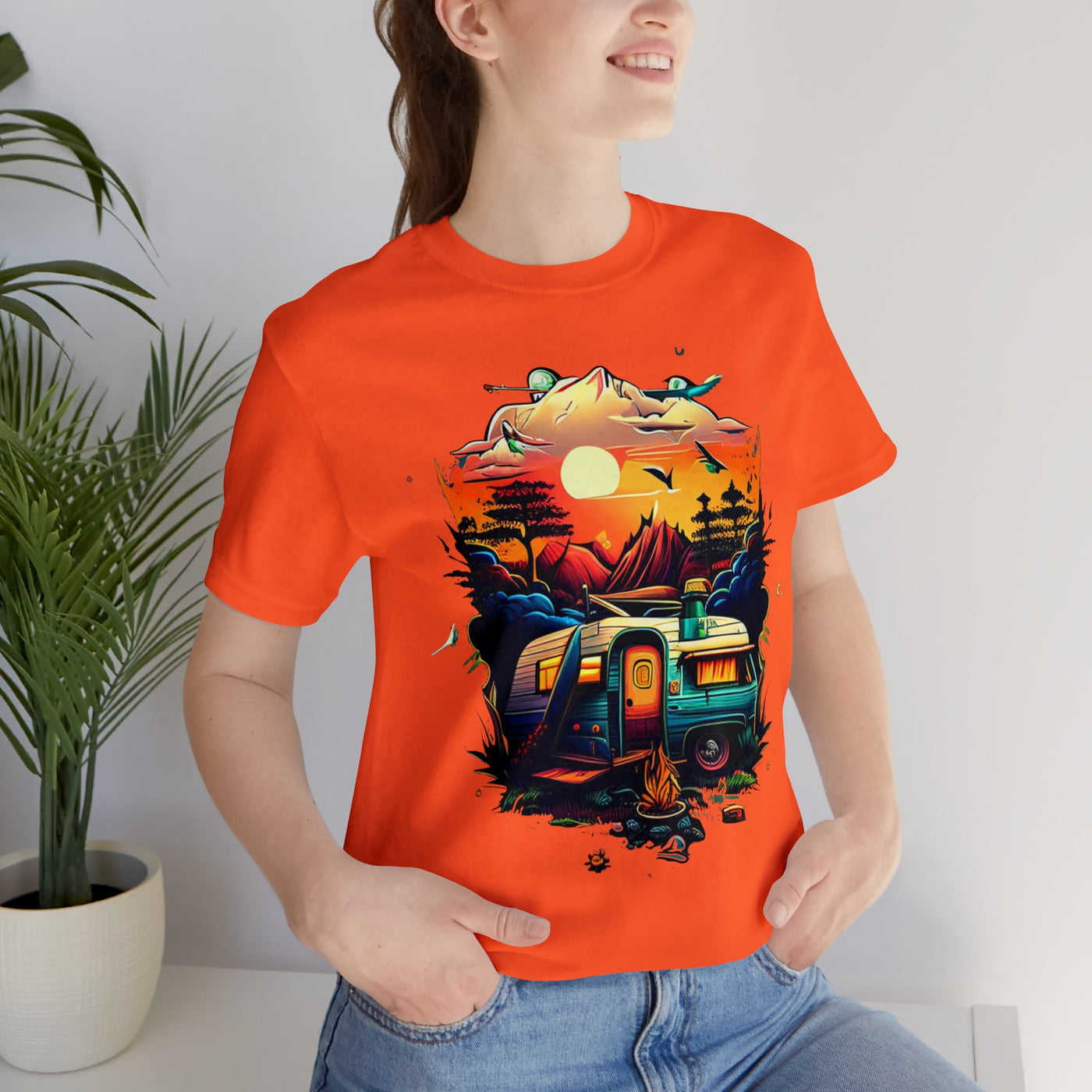 Sunset Trailer Short Sleeve Tee