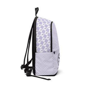Light Purple Unisex Fabric Backpack