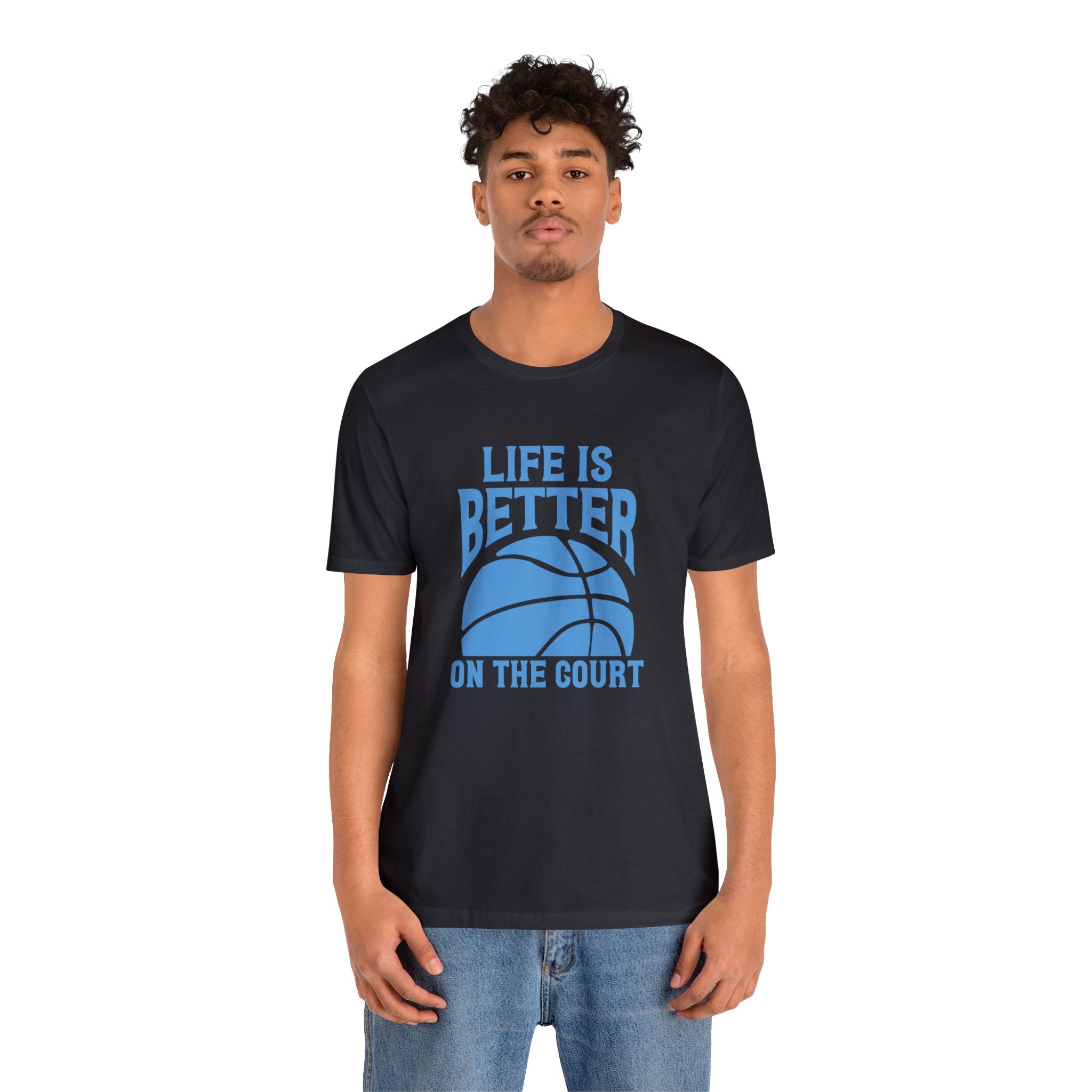 Life is better on the court Short Sleeve Tee