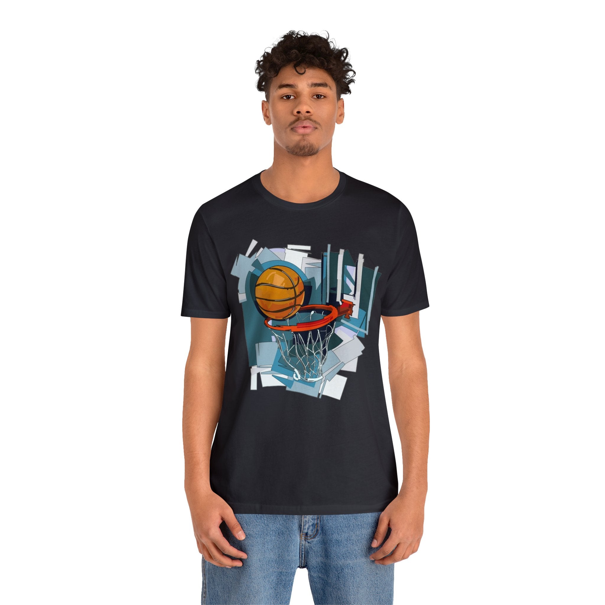 Basketball & Hoop Short Sleeve Tee