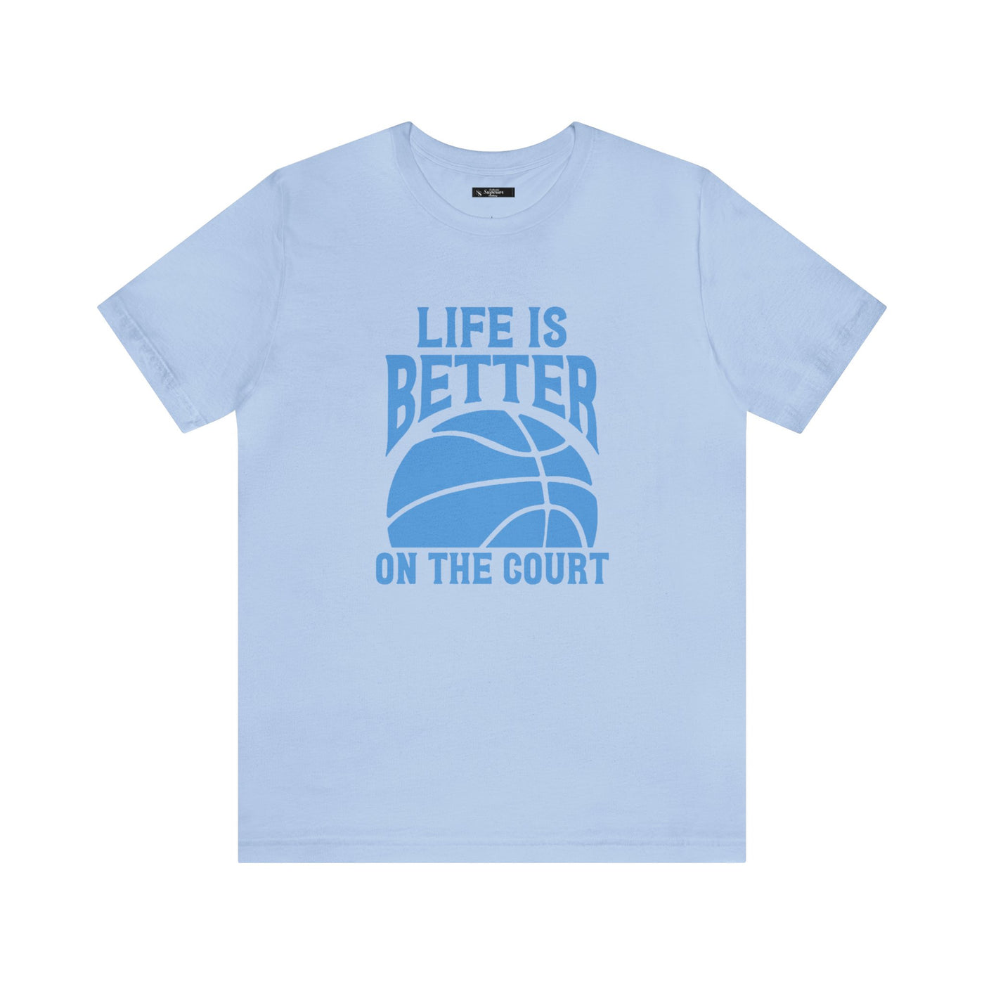 Life is better on the court Short Sleeve Tee