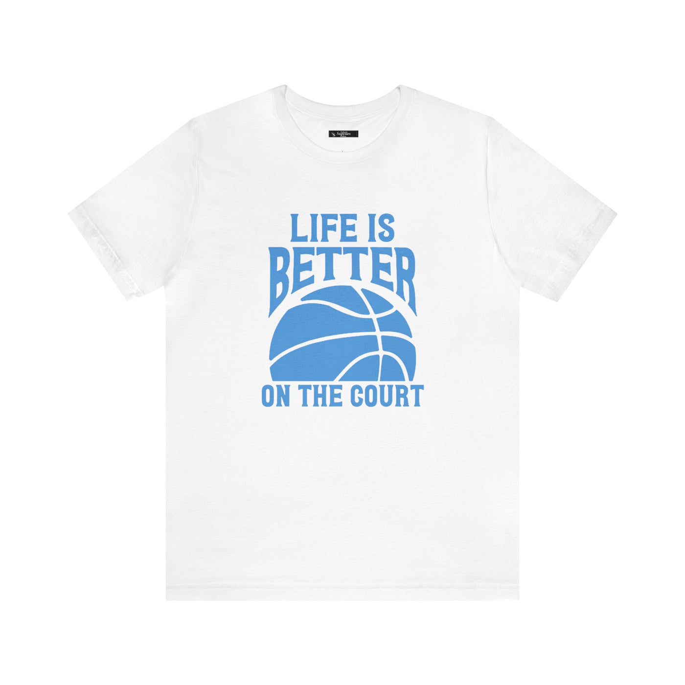 Life is better on the court Short Sleeve Tee