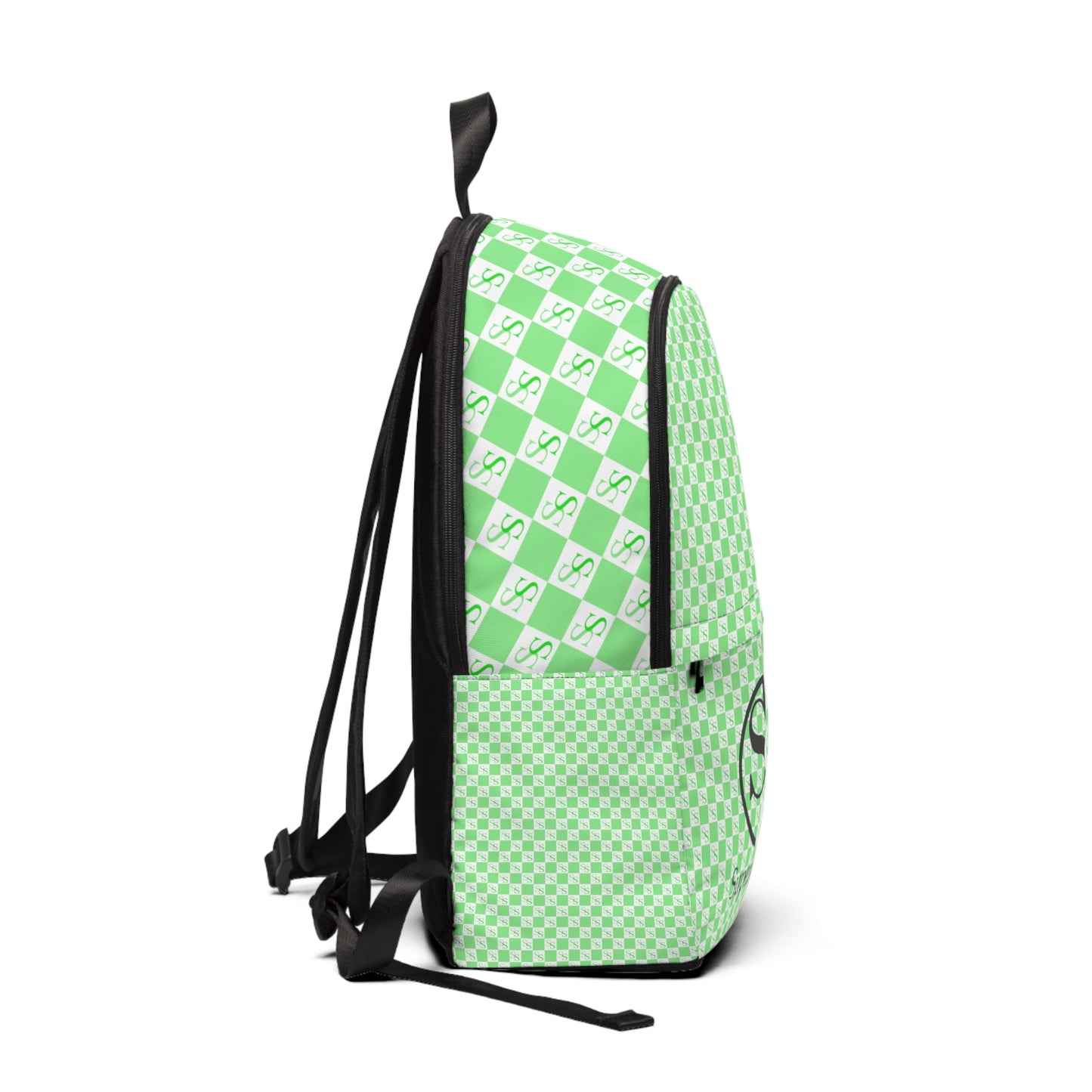 Lime Green Unisex Fabric Backpack