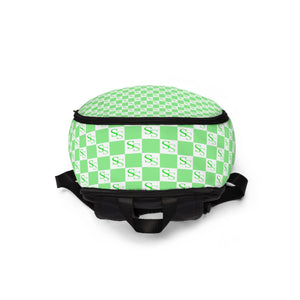 Lime Green Unisex Fabric Backpack