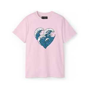 Heart Waves Unisex Ultra Cotton Tee