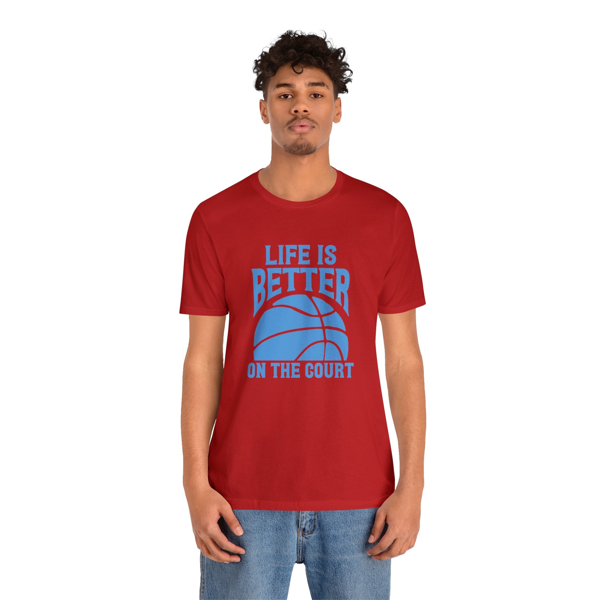 Life is better on the court Short Sleeve Tee