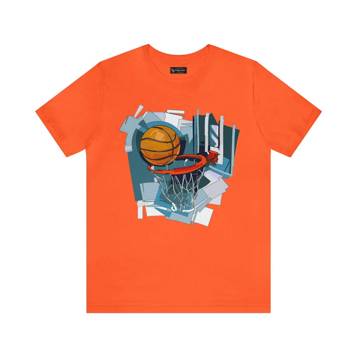 Basketball & Hoop Short Sleeve Tee