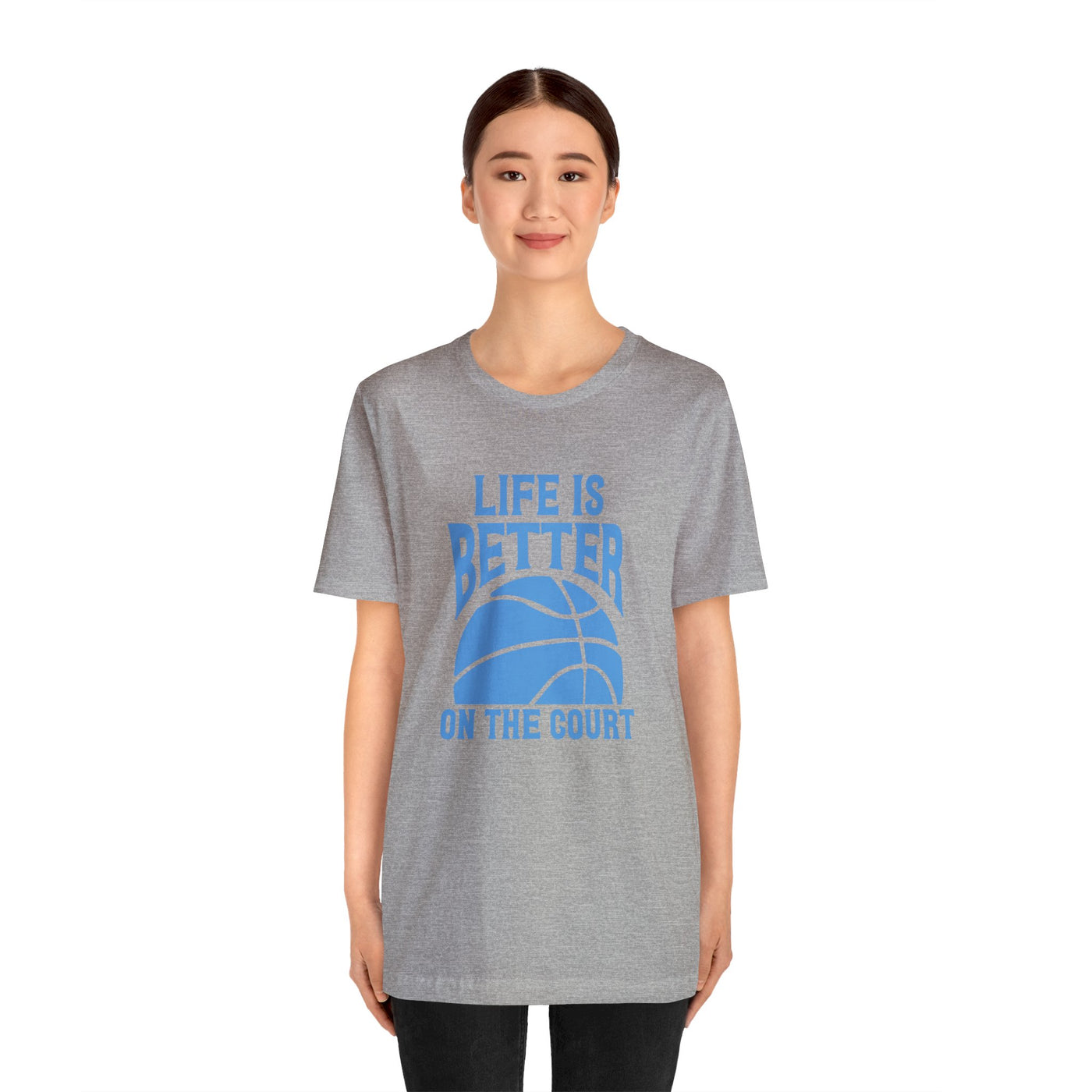 Life is better on the court Short Sleeve Tee
