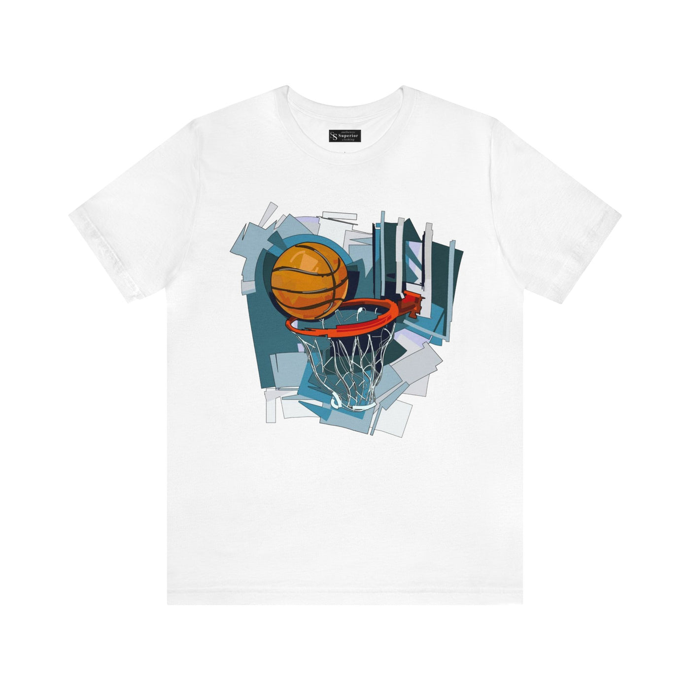 Basketball & Hoop Short Sleeve Tee