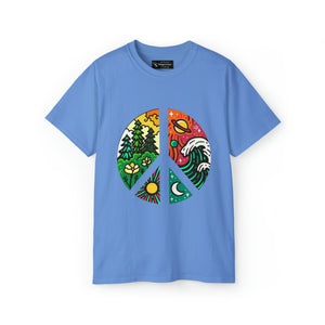 PEACE Unisex Ultra Cotton Tee