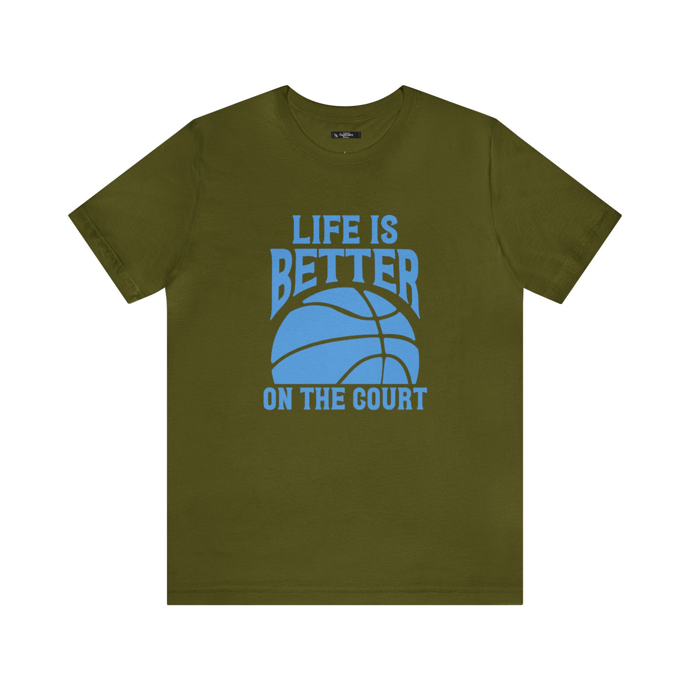 Life is better on the court Short Sleeve Tee