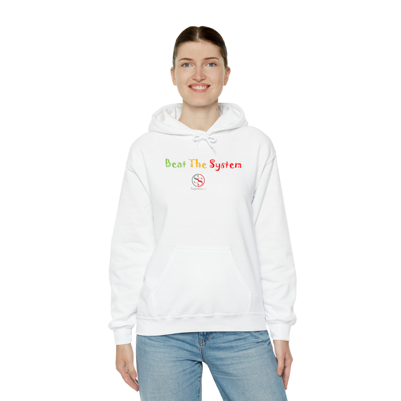 SS Beat The System Unisex Heavy Blend™ Hooded Sweatshirt