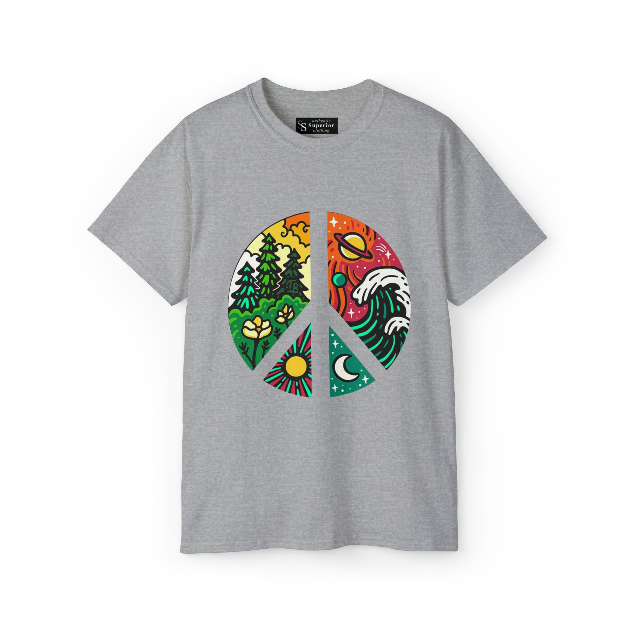 PEACE Unisex Ultra Cotton Tee