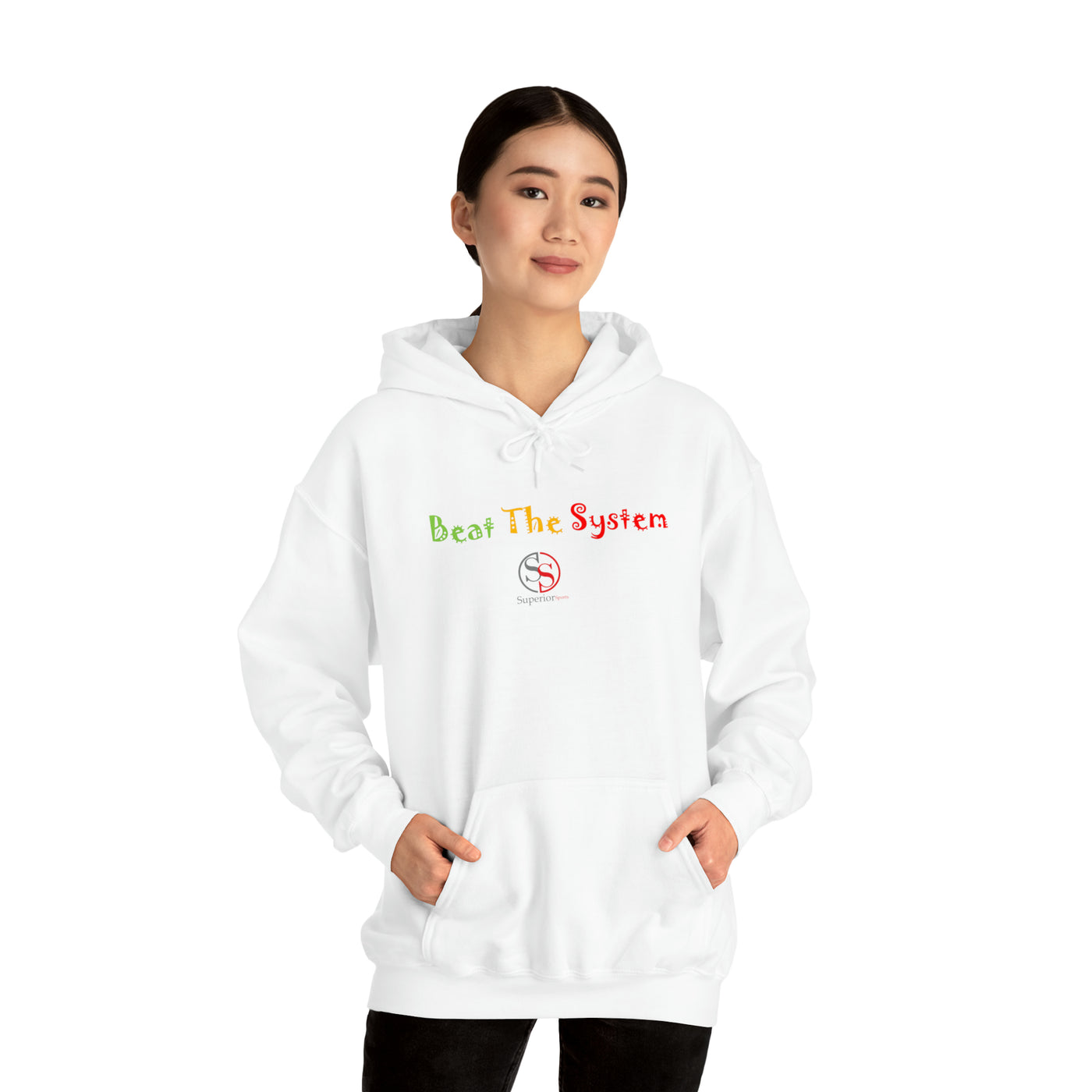 SS Beat The System Unisex Heavy Blend™ Hooded Sweatshirt
