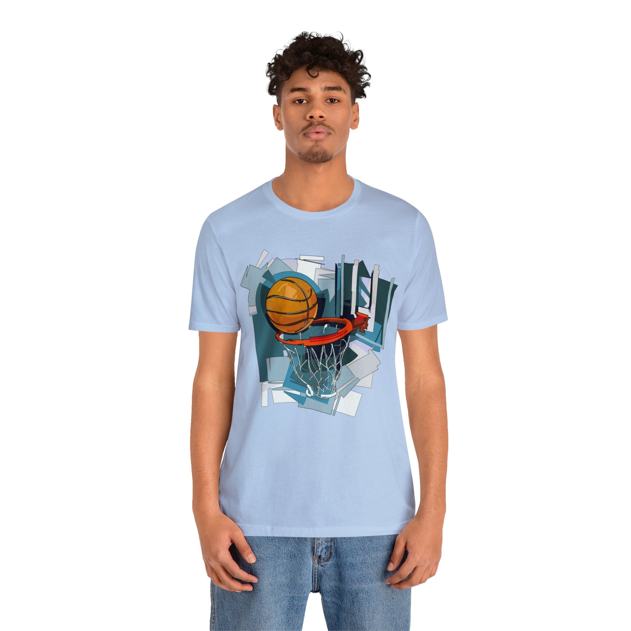 Basketball & Hoop Short Sleeve Tee