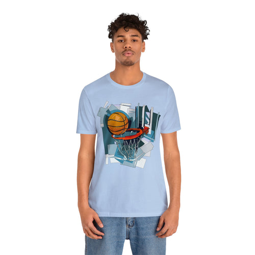 Basketball & Hoop Short Sleeve Tee