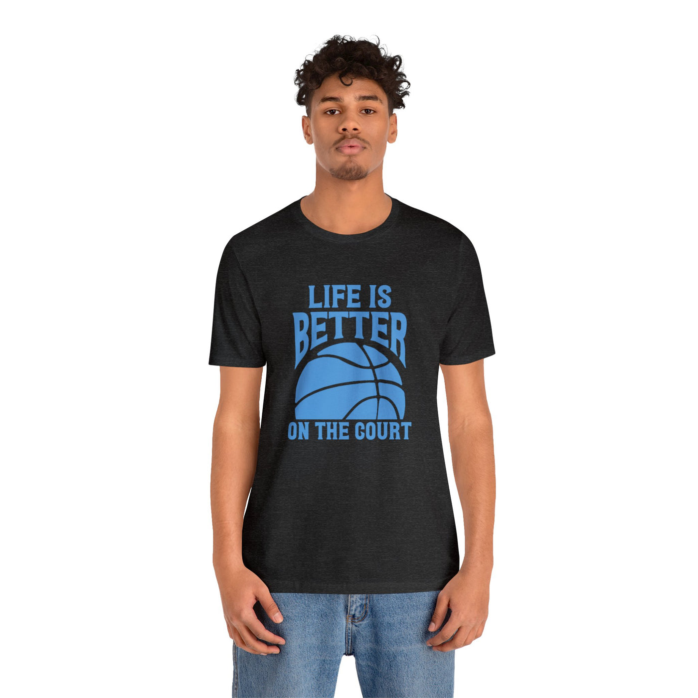 Life is better on the court Short Sleeve Tee