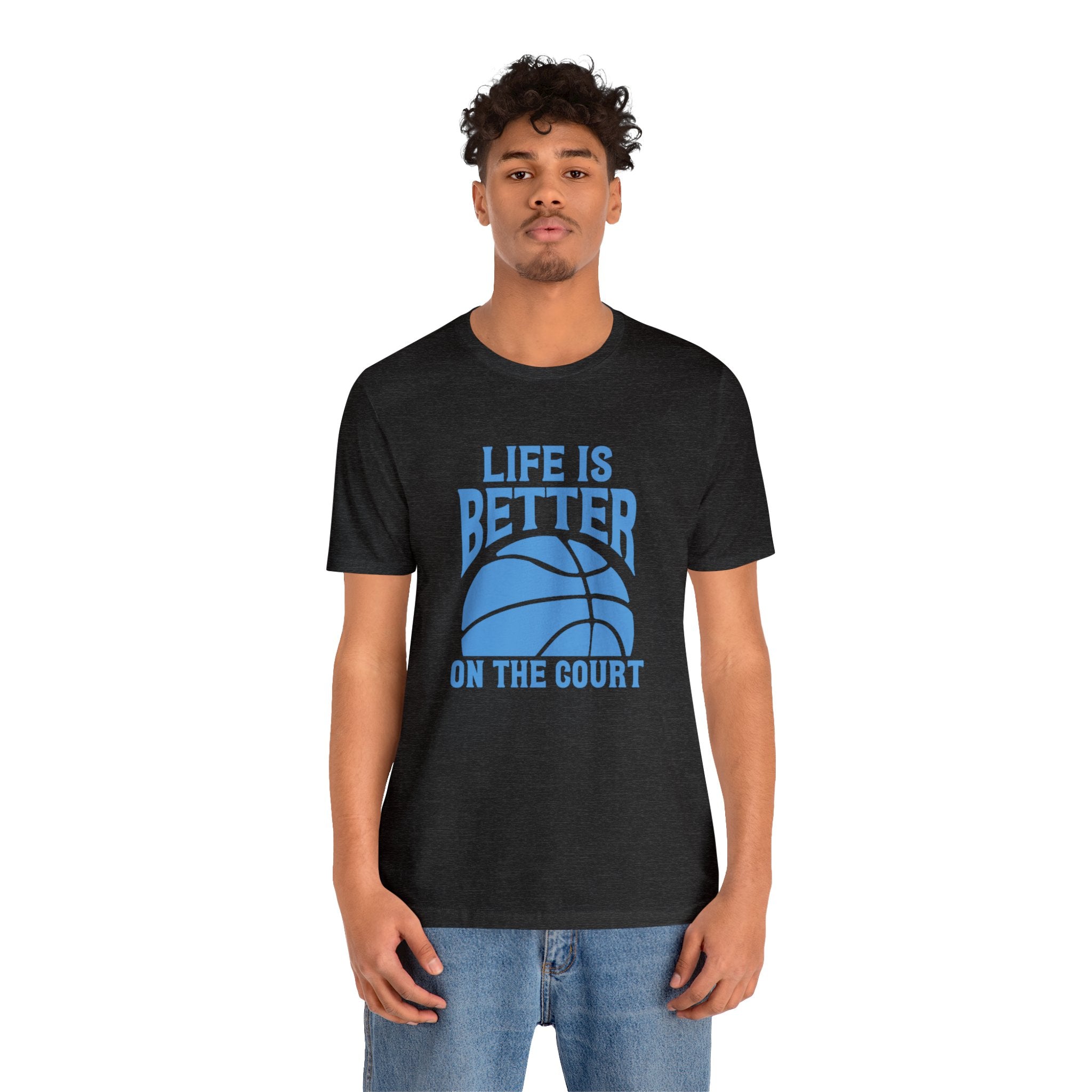 Life is better on the court Short Sleeve Tee