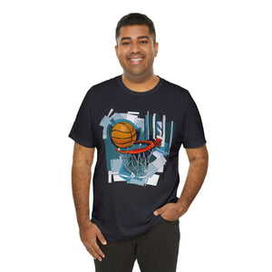 Basketball & Hoop Short Sleeve Tee
