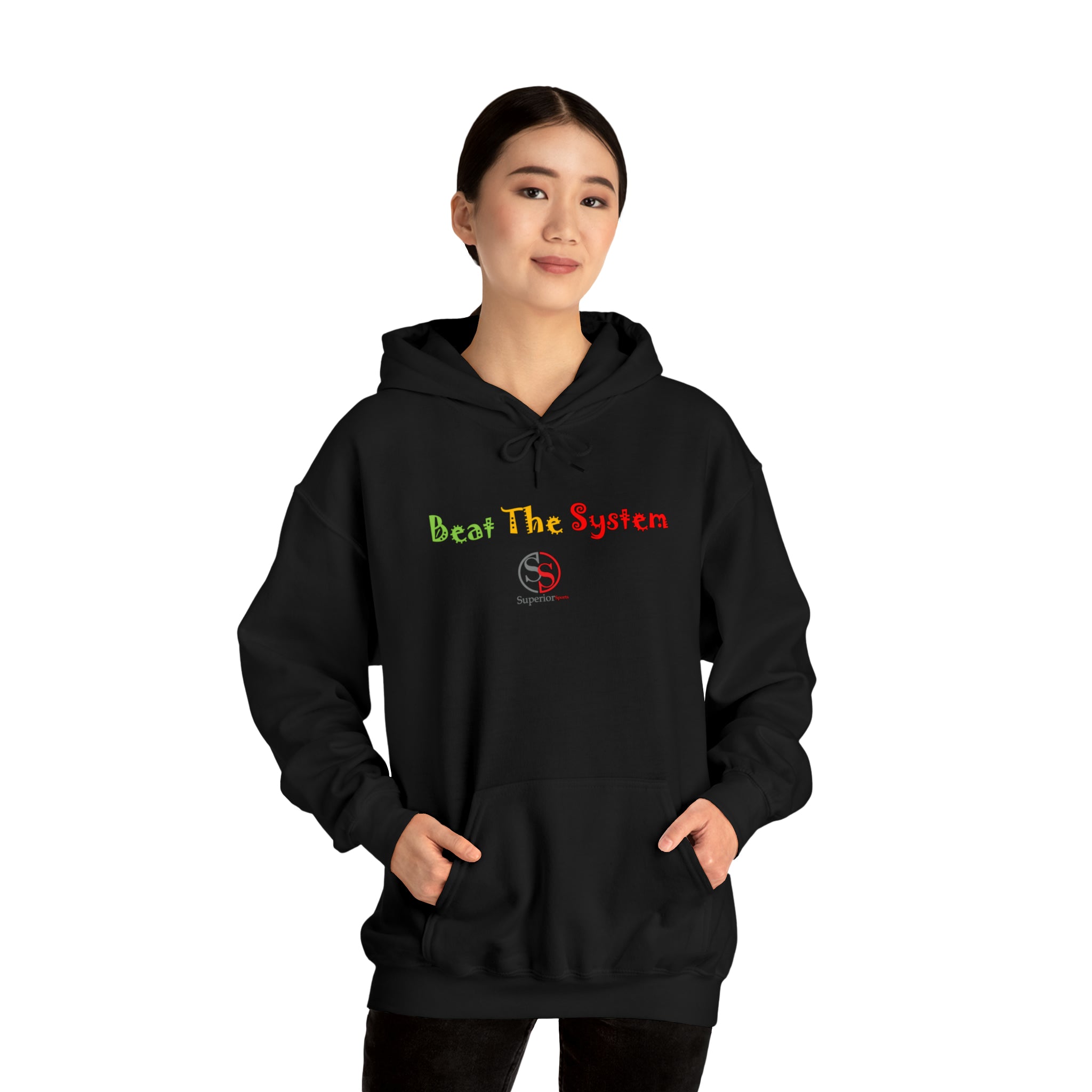 SS Beat The System Unisex Heavy Blend™ Hooded Sweatshirt