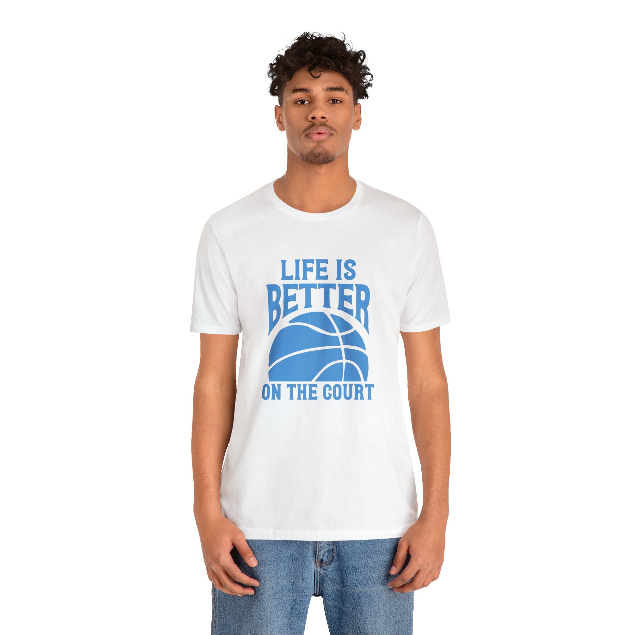 Life is better on the court Short Sleeve Tee