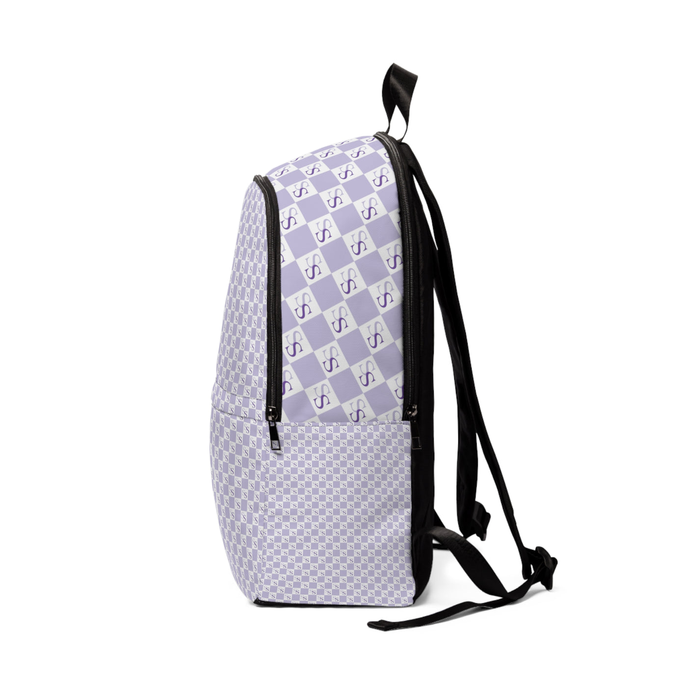 Light Purple Unisex Fabric Backpack