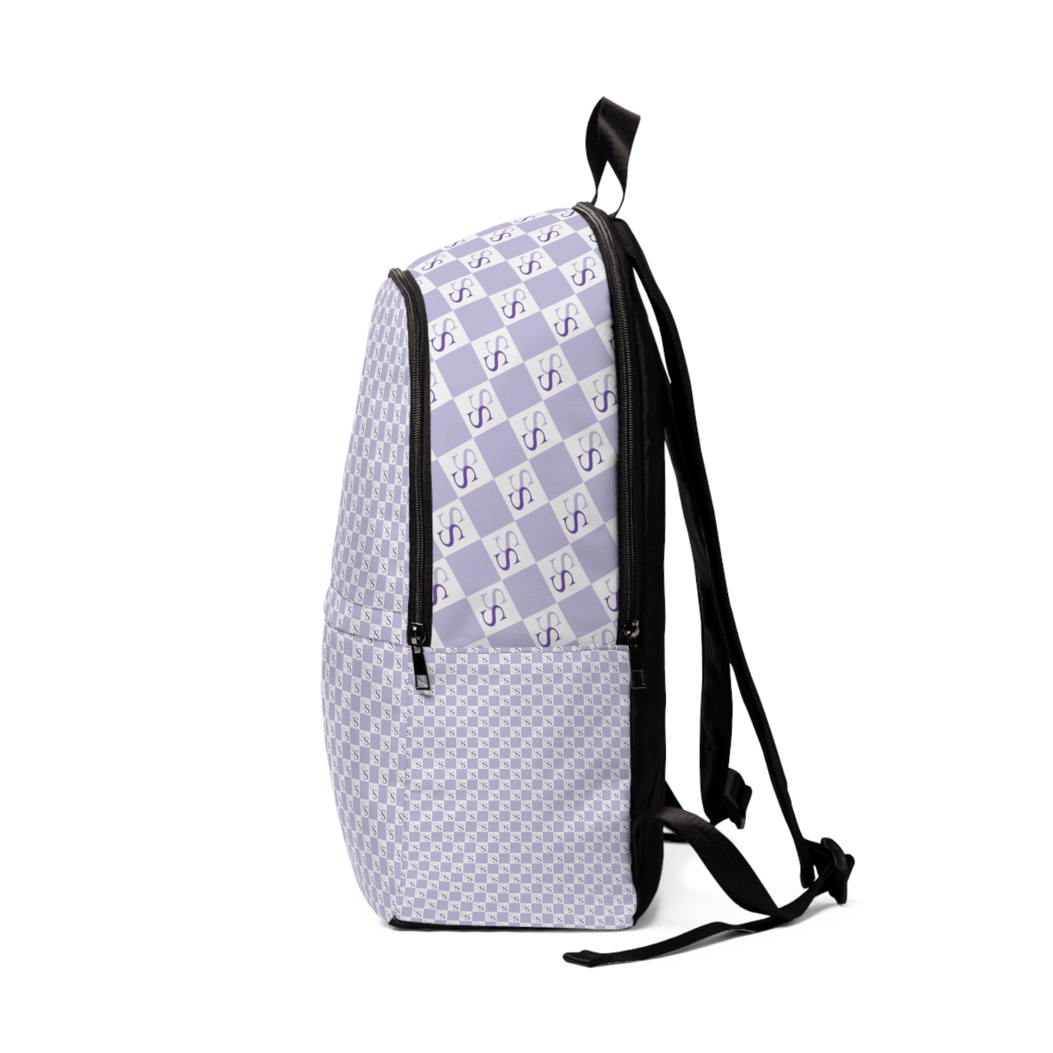 Light Purple Unisex Fabric Backpack
