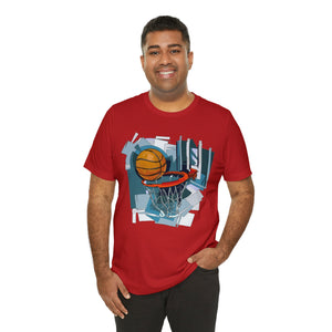 Basketball & Hoop Short Sleeve Tee