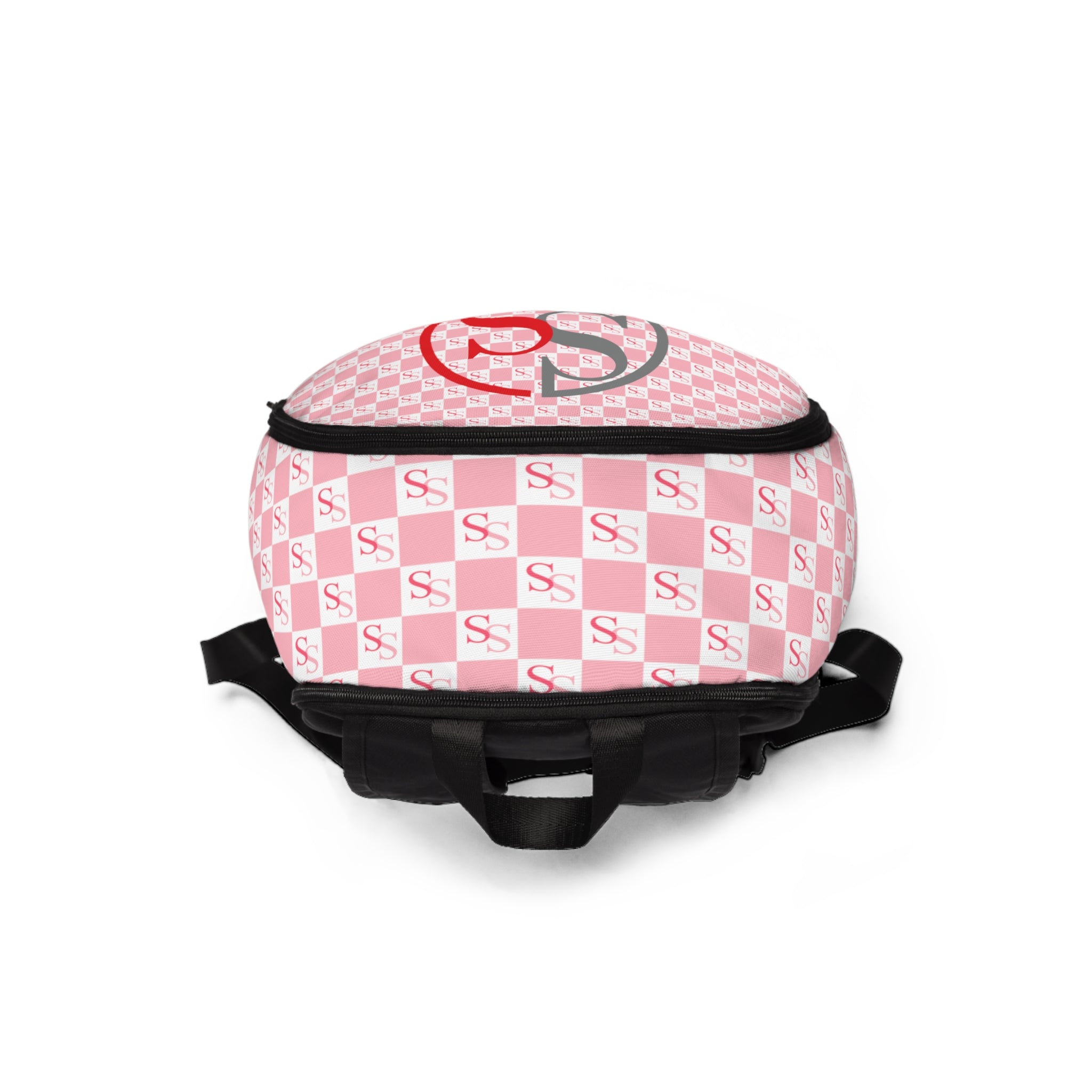 Pink Unisex Fabric Backpack