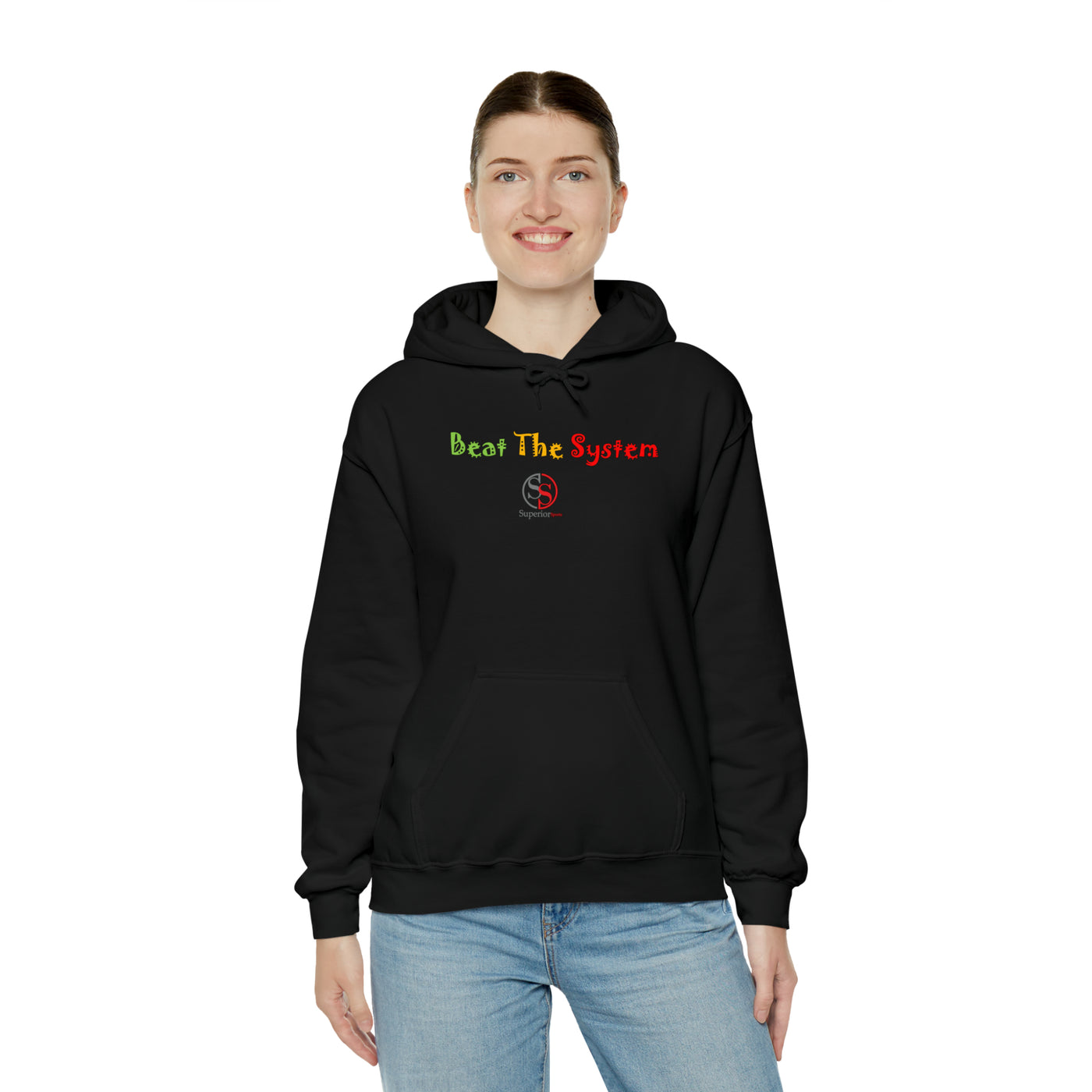 SS Beat The System Unisex Heavy Blend™ Hooded Sweatshirt
