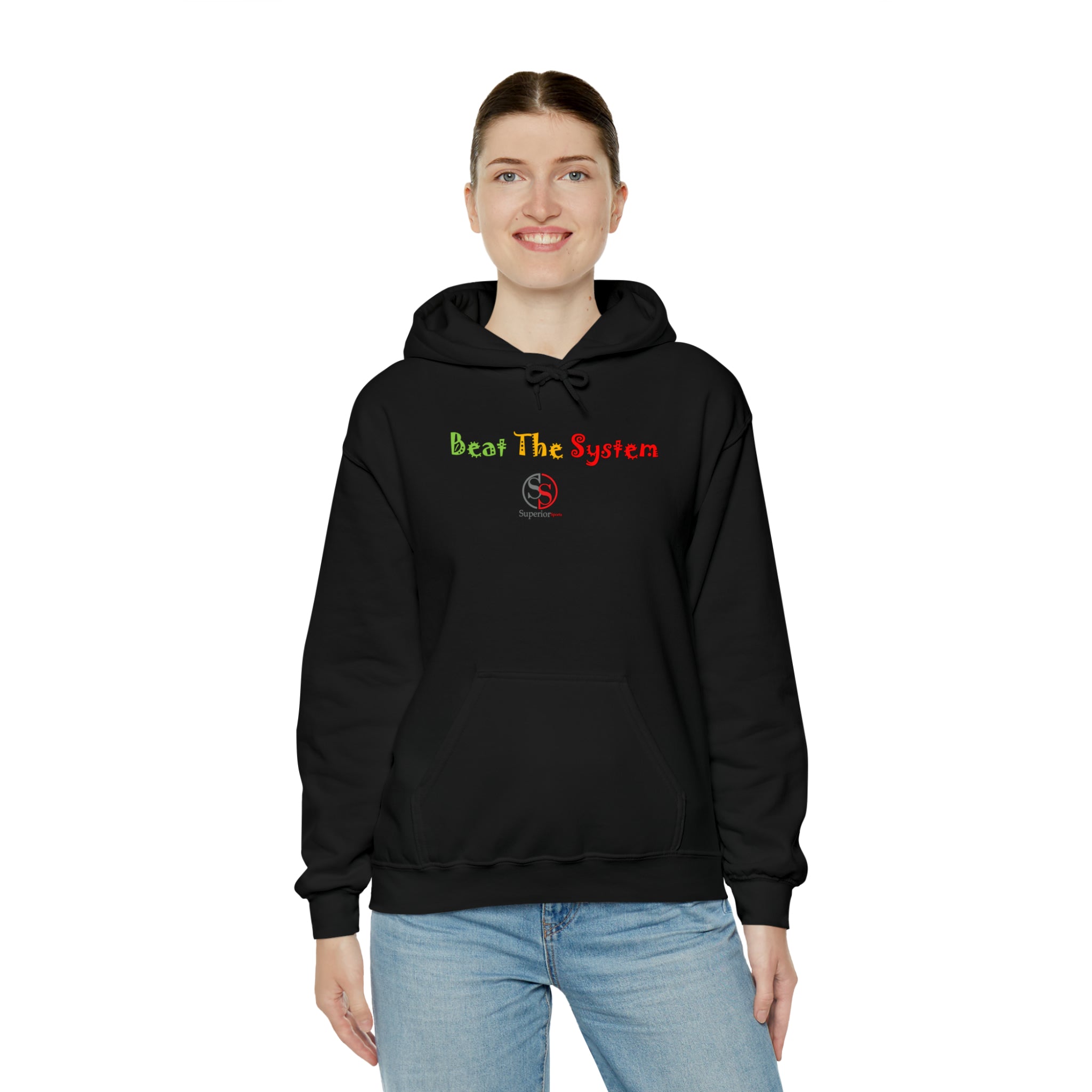 SS Beat The System Unisex Heavy Blend™ Hooded Sweatshirt