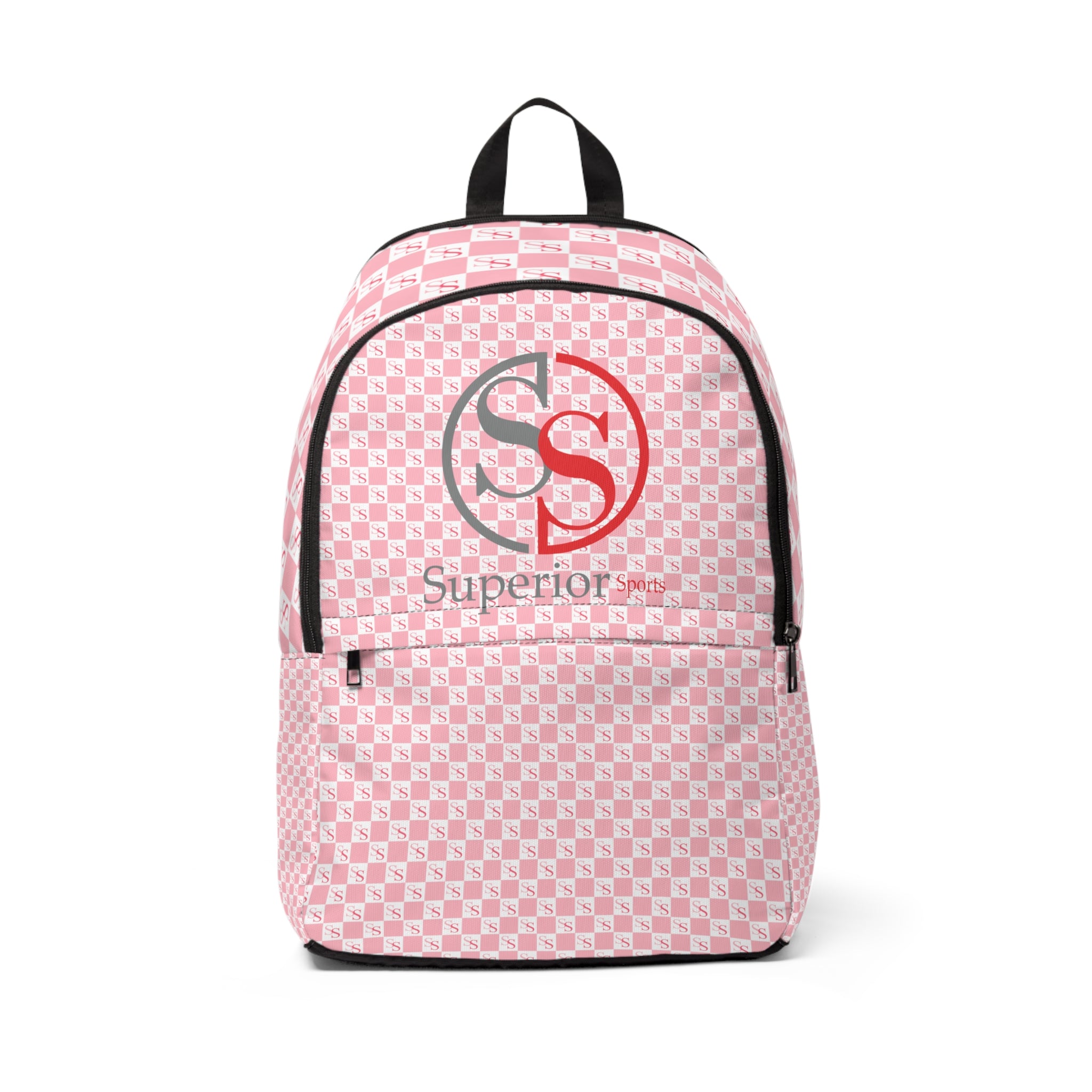 Pink Unisex Fabric Backpack