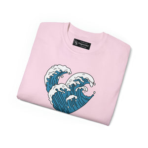 Heart Waves Unisex Ultra Cotton Tee