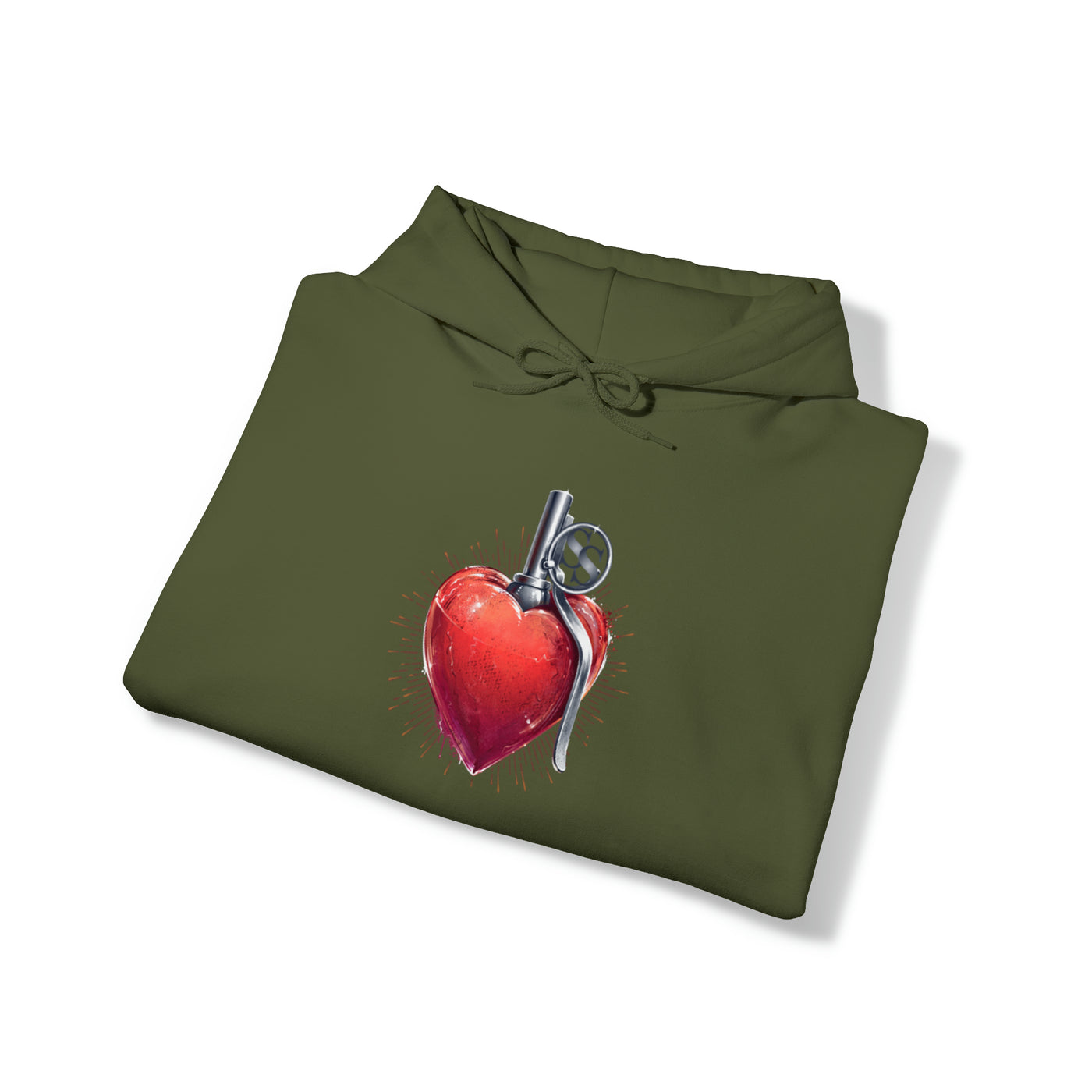 Heart BMB Unisex Heavy Blend™ Hooded Sweatshirt