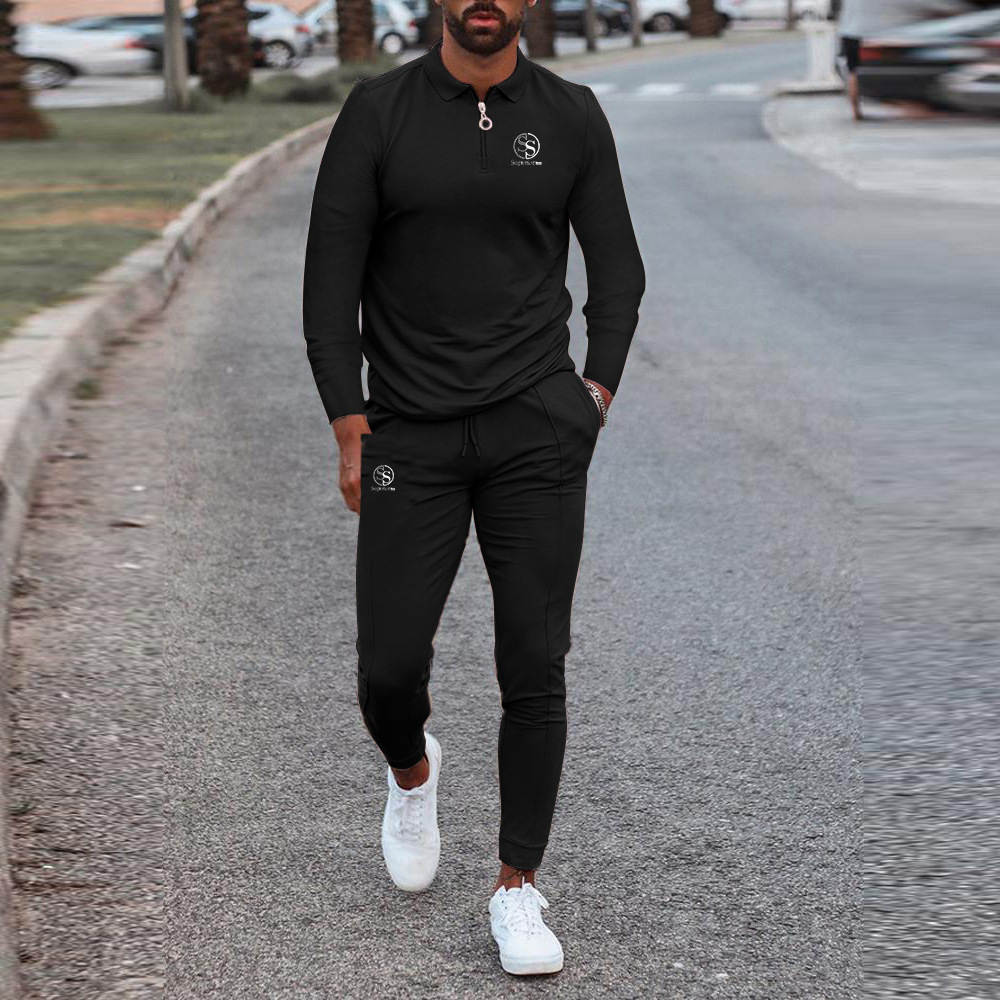 Men tracksuits Black