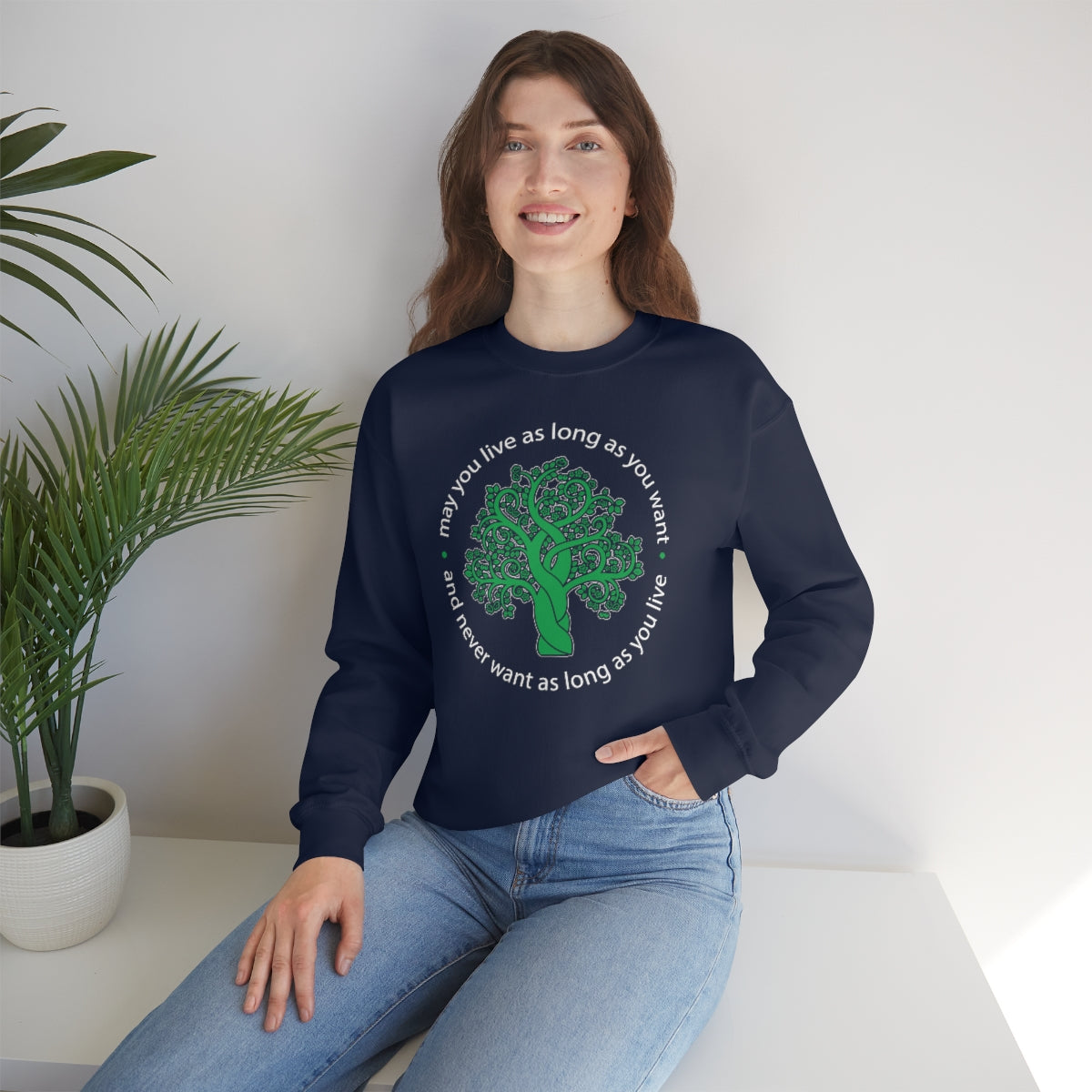 Ladies Sweatshirt Tree of life